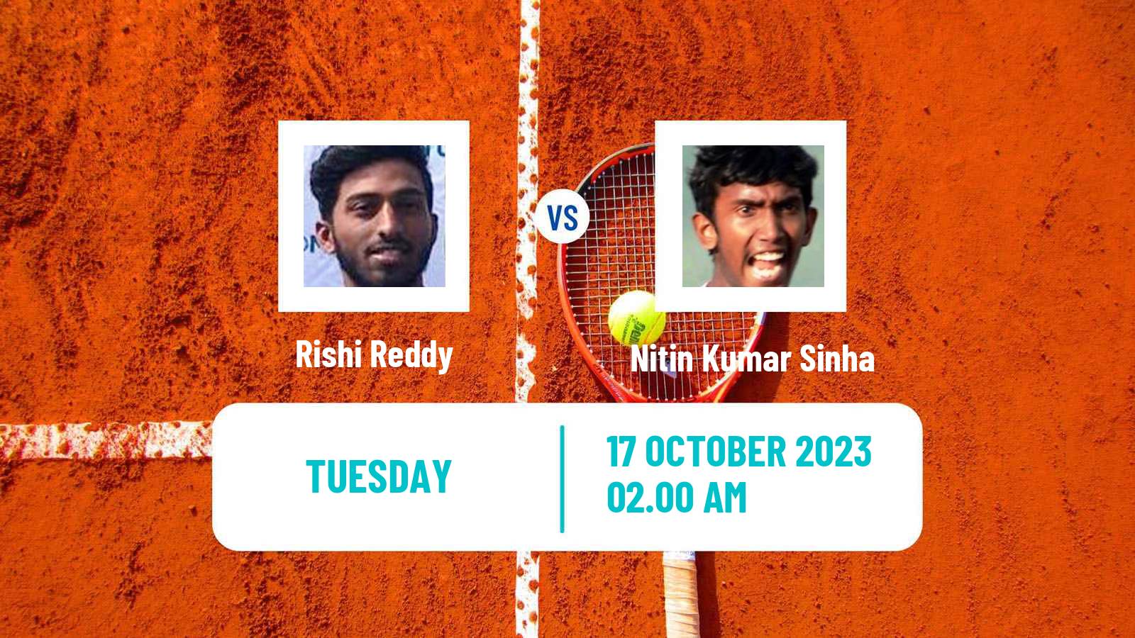 Tennis ITF M25 Dharwad Men 2023 Rishi Reddy - Nitin Kumar Sinha