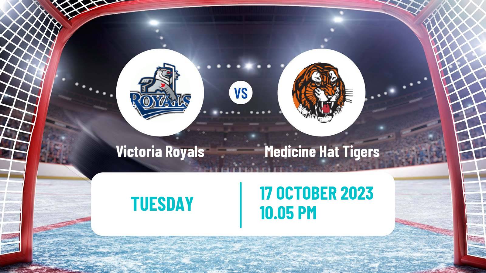 Hockey WHL Victoria Royals - Medicine Hat Tigers