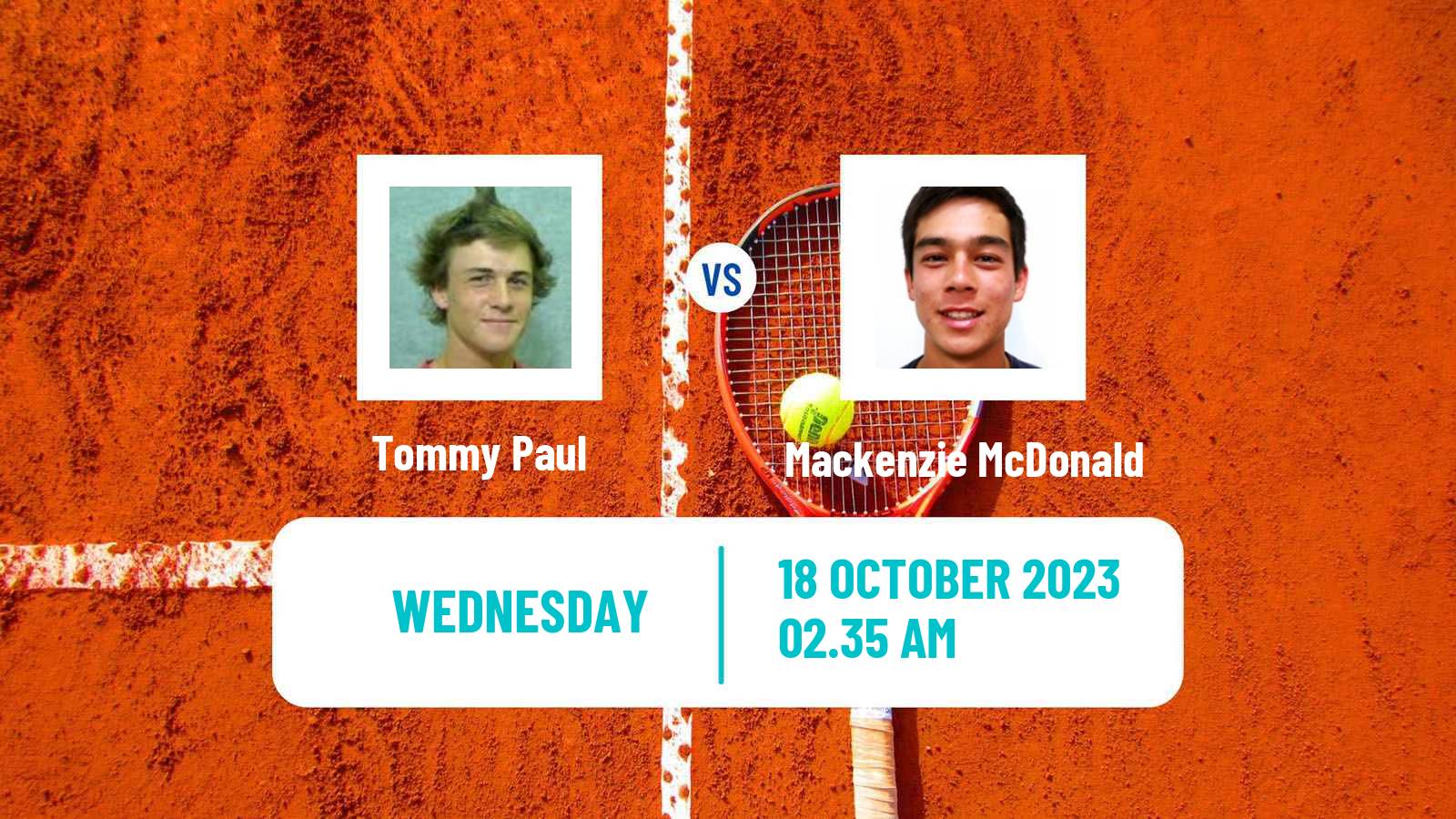 Tennis ATP Tokyo Tommy Paul - Mackenzie McDonald