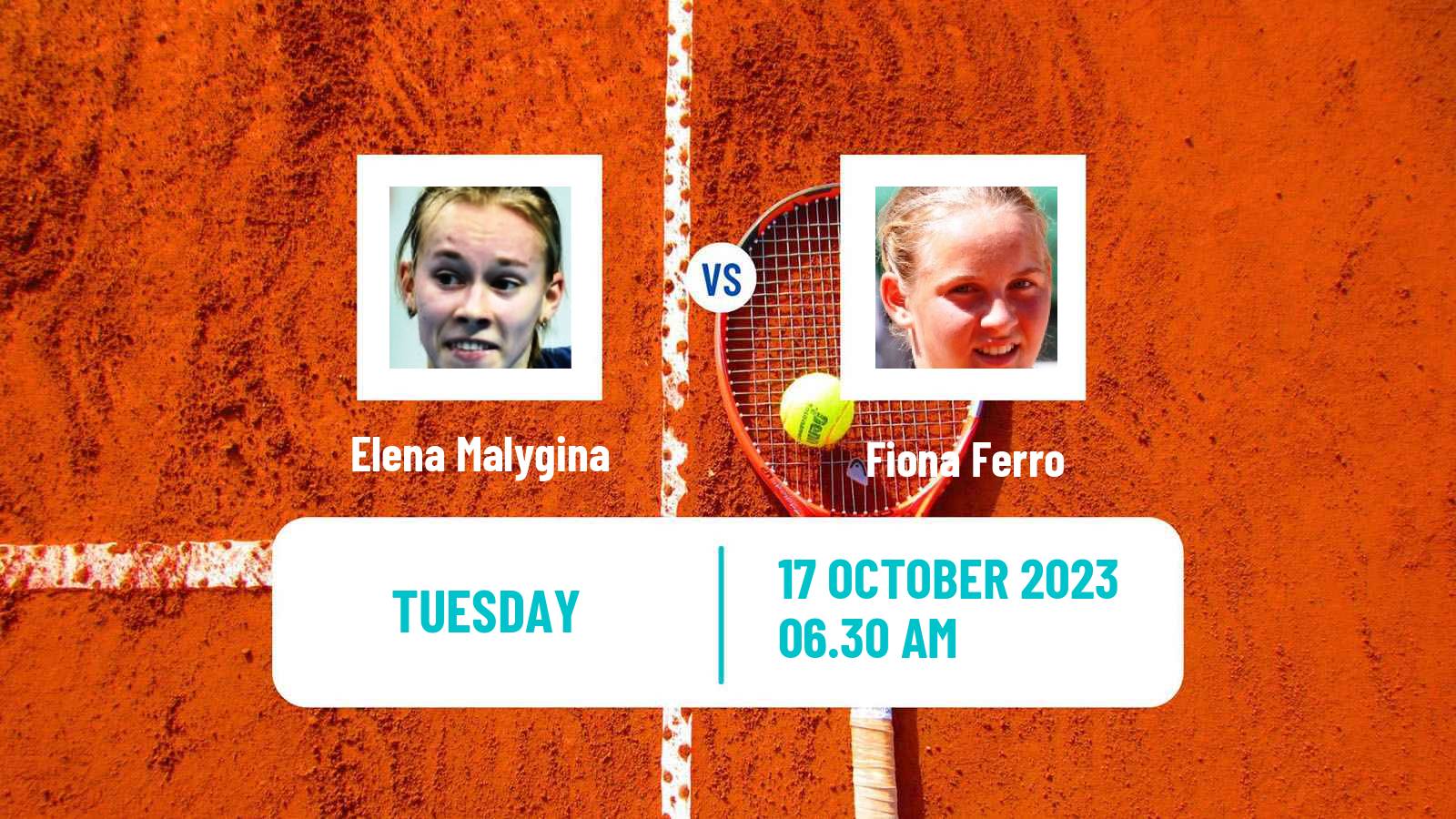 Tennis ITF W100 Shrewsbury Women Elena Malygina - Fiona Ferro