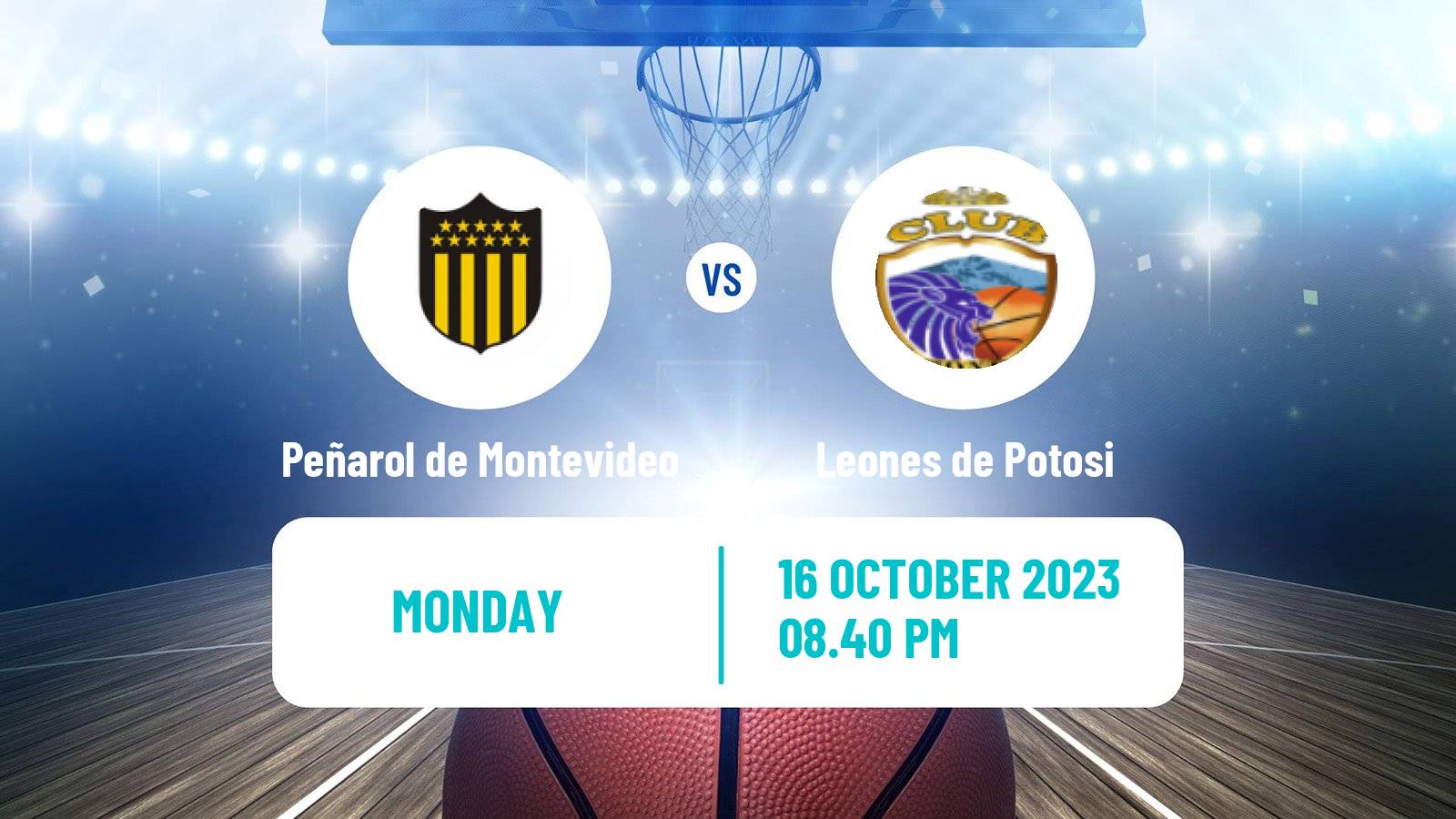 Basketball Basketball South American League Peñarol de Montevideo - Leones de Potosi