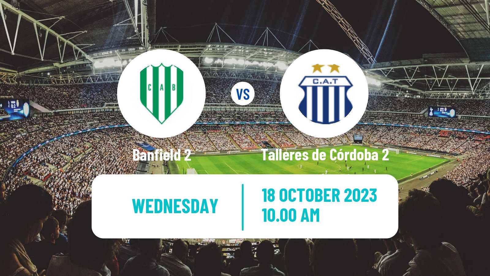 Soccer Argentinian Reserve League Banfield 2 - Talleres de Córdoba 2