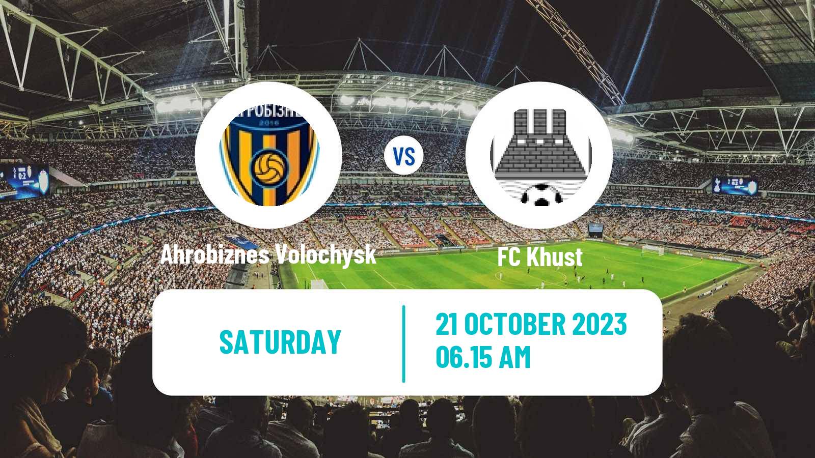 Soccer Ukrainian Persha Liga Ahrobiznes Volochysk - Khust