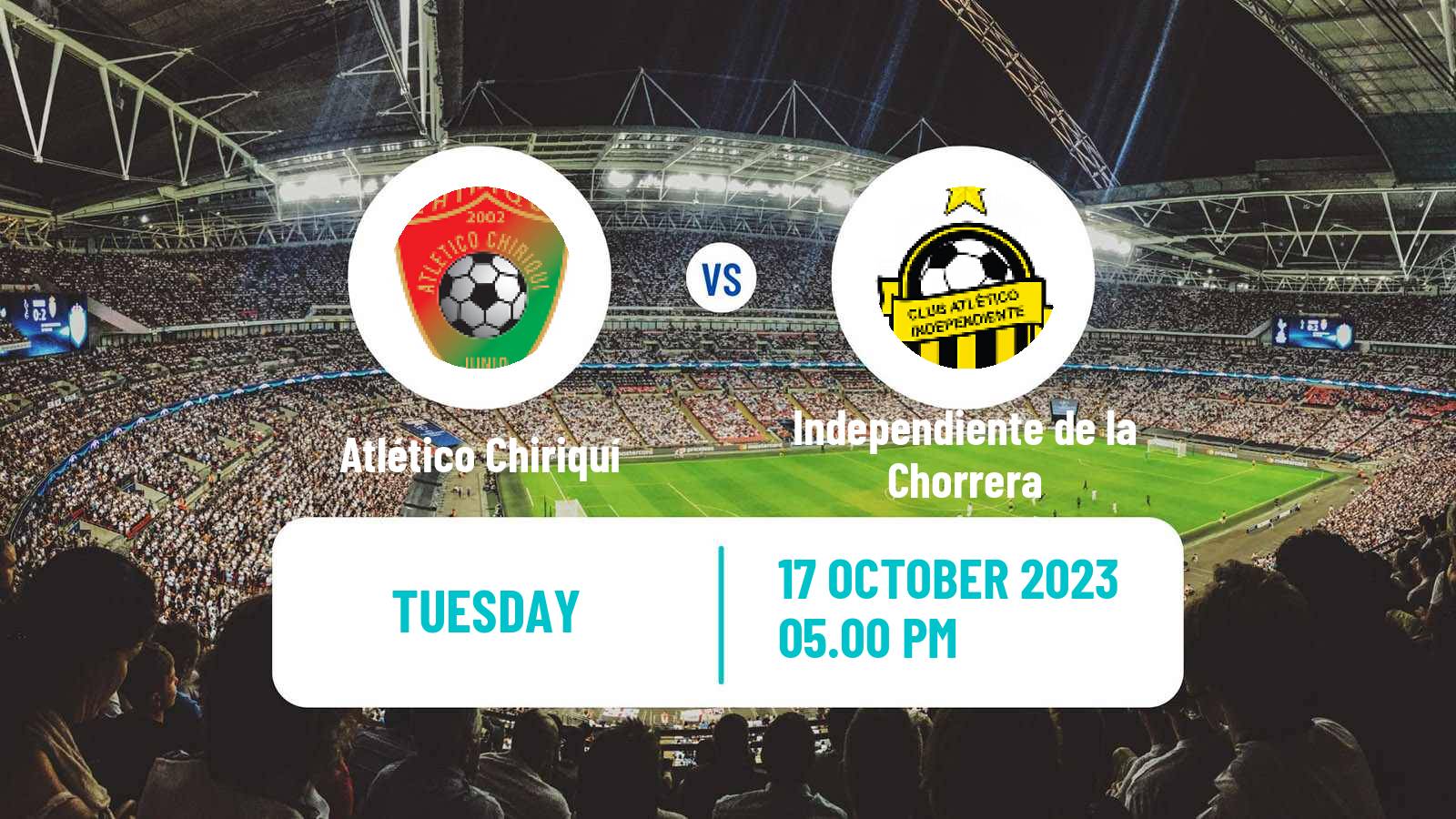 Soccer Liga Panamena de Futbol Atlético Chiriquí - Independiente de la Chorrera