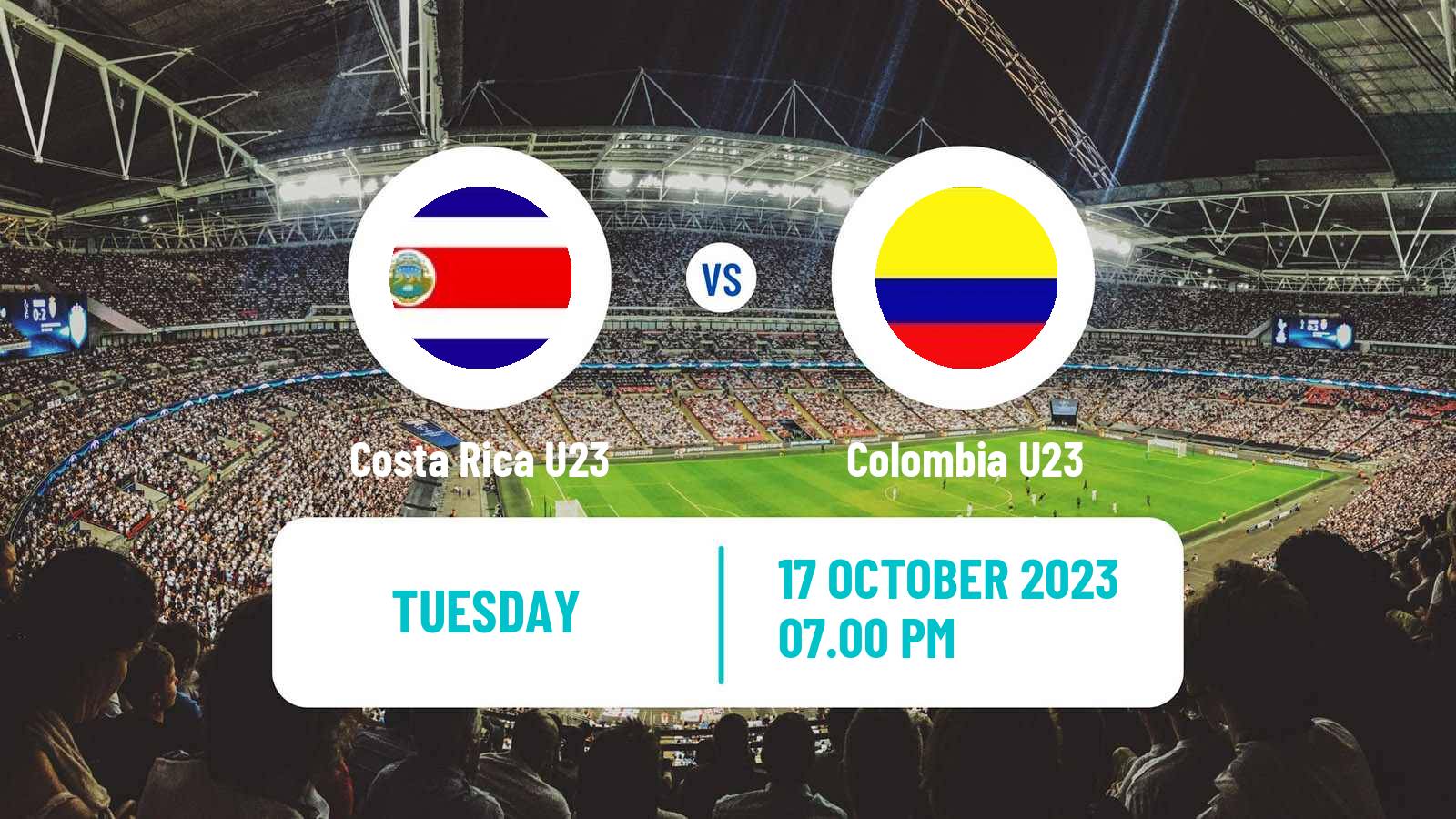 Soccer Friendly Costa Rica U23 - Colombia U23