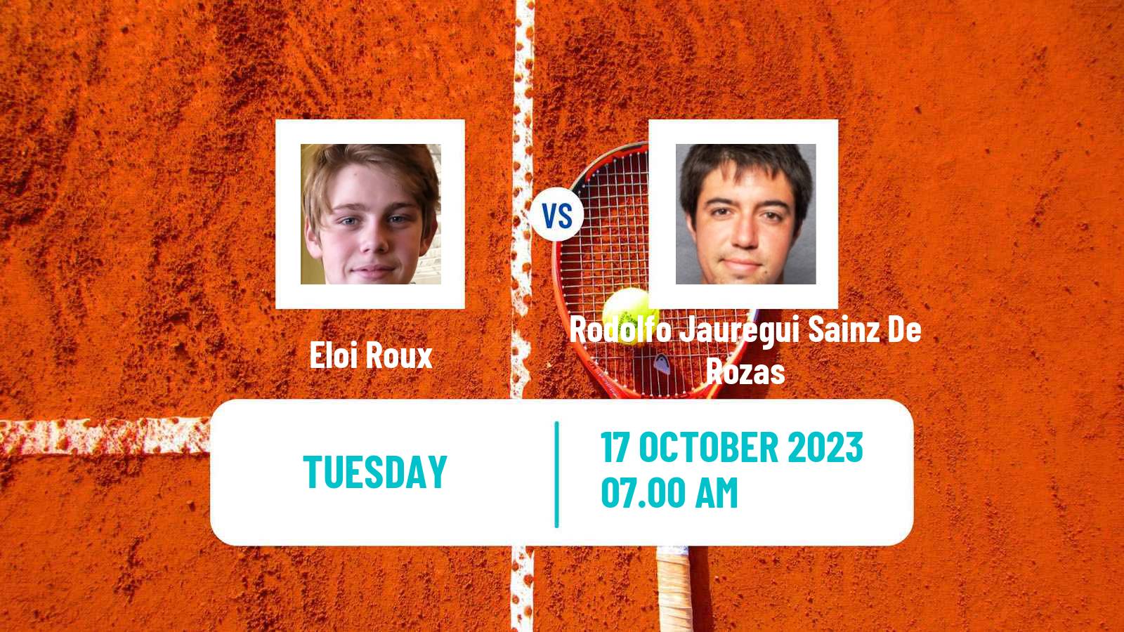 Tennis ITF M15 Morelia Men Eloi Roux - Rodolfo Jauregui Sainz De Rozas