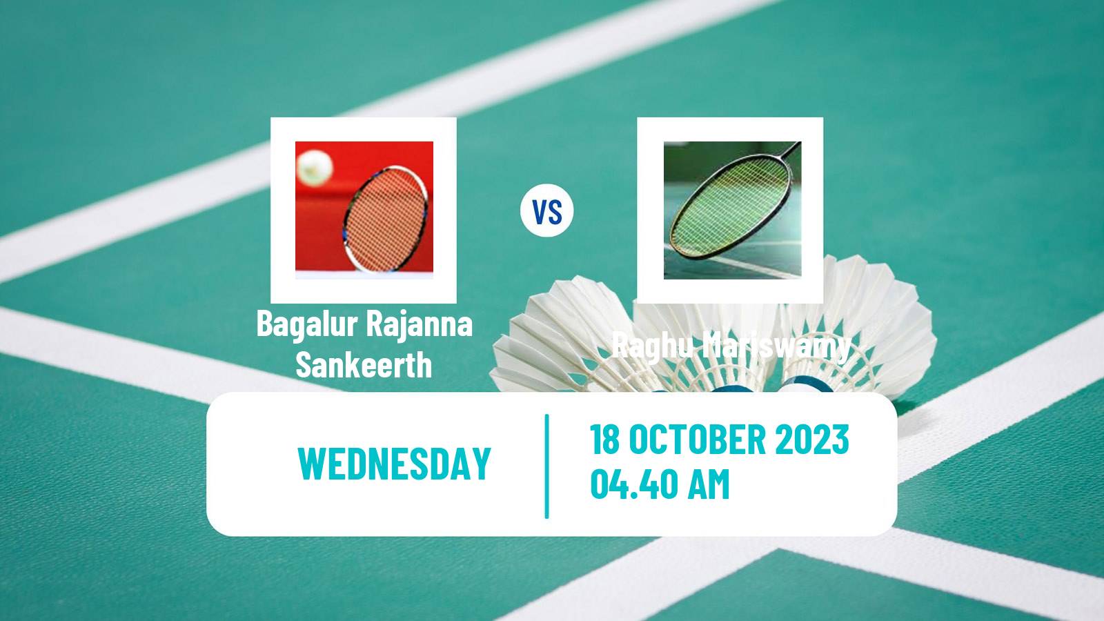 Badminton BWF World Tour Abu Dhabi Masters Men Bagalur Rajanna Sankeerth - Raghu Mariswamy