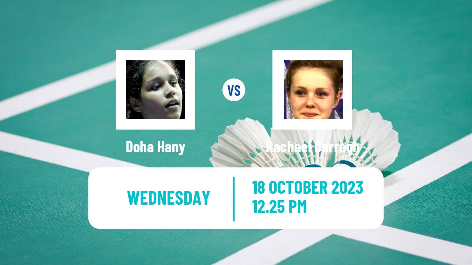 Badminton BWF World Tour Abu Dhabi Masters Women Doha Hany - Rachael Darragh