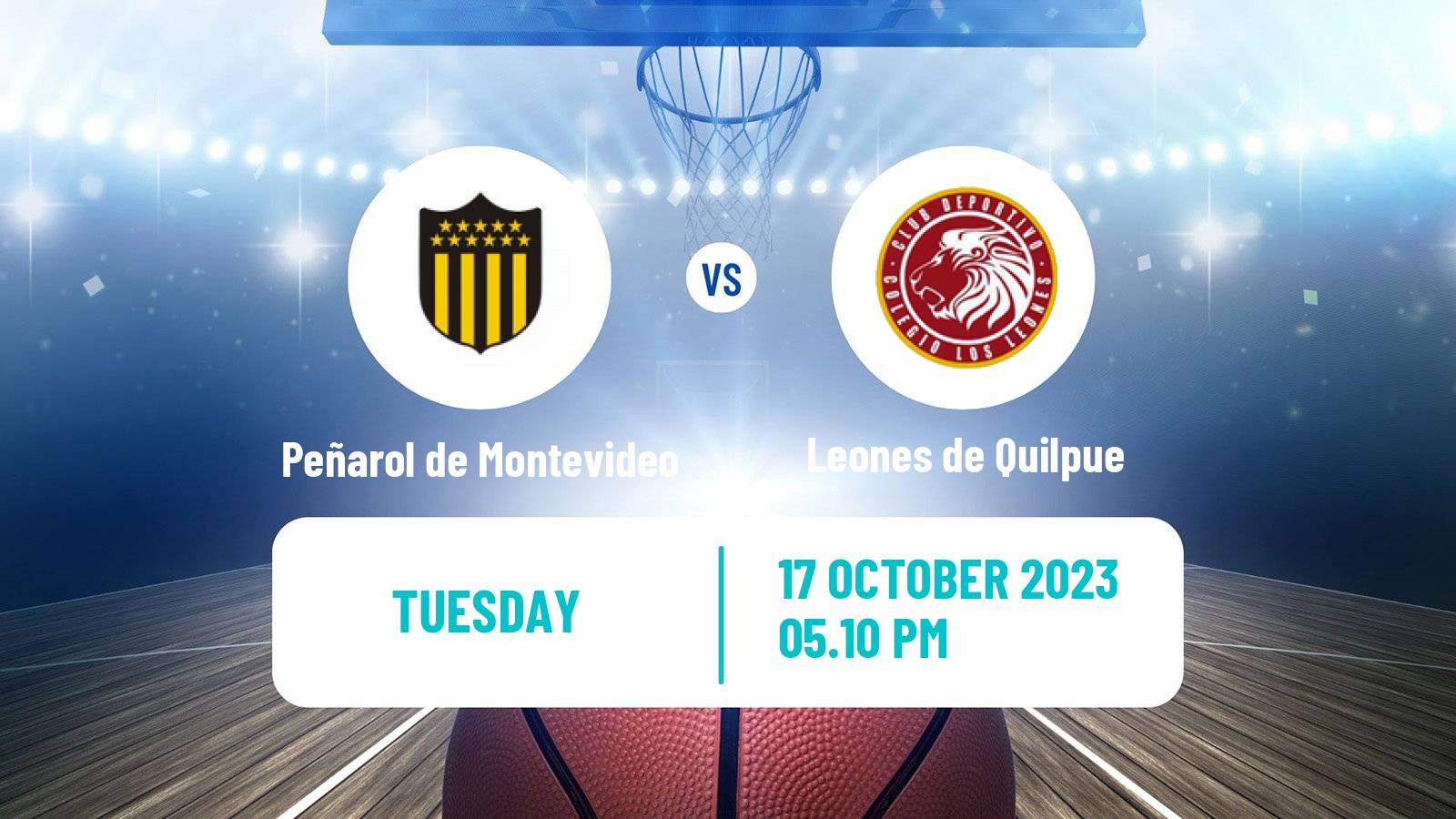 Basketball Basketball South American League Peñarol de Montevideo - Leones de Quilpue