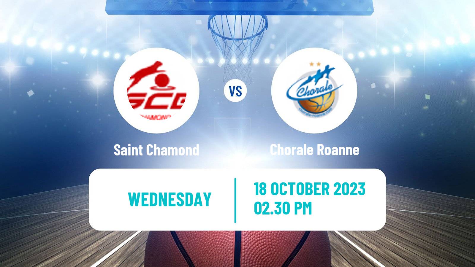 Basketball French Cup Basketball Saint Chamond - Chorale Roanne