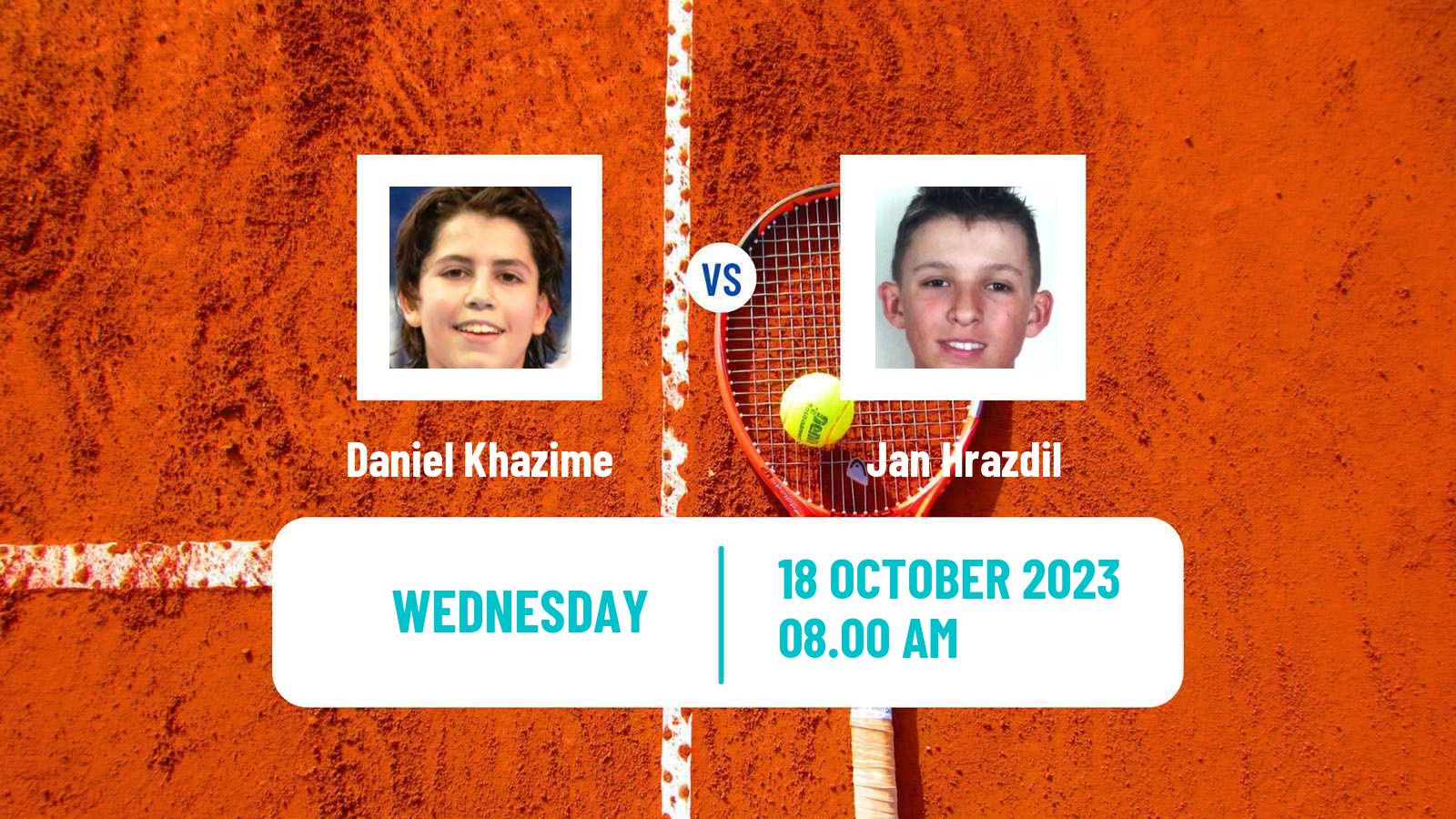 Tennis ITF M15 Sharm Elsheikh 22 Men Daniel Khazime - Jan Hrazdil