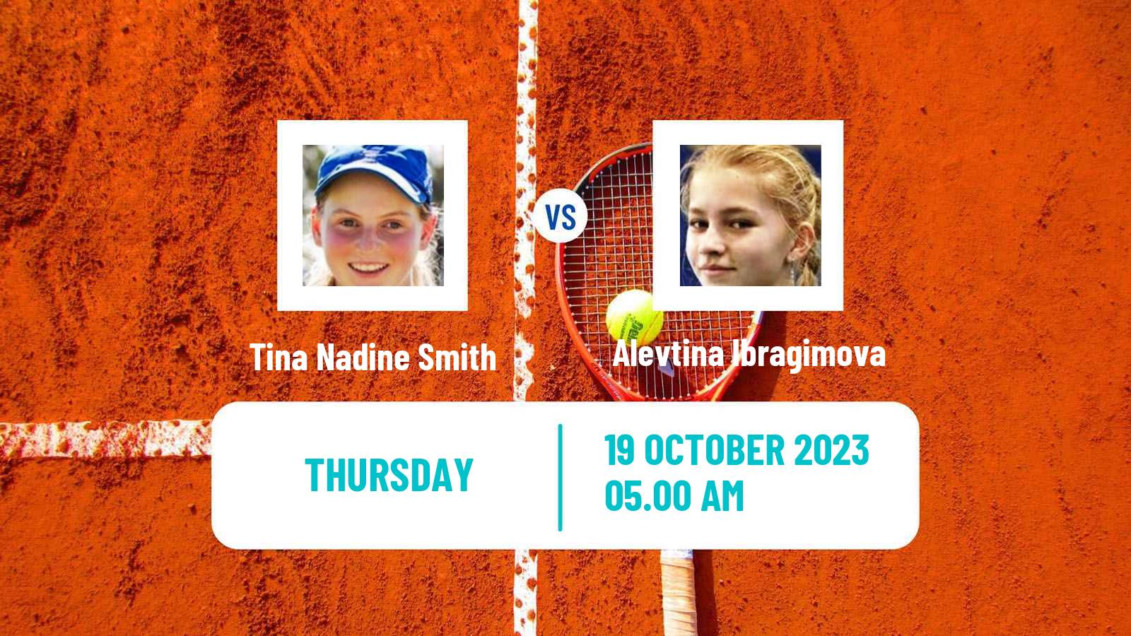 Tennis ITF W60 Hamburg Women Tina Nadine Smith - Alevtina Ibragimova