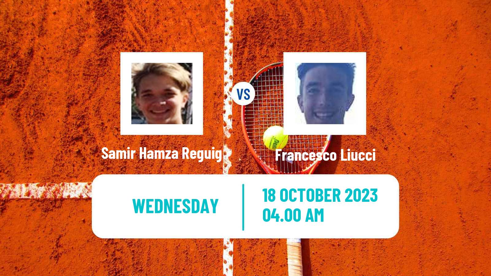 Tennis ITF M15 Monastir 42 Men Samir Hamza Reguig - Francesco Liucci