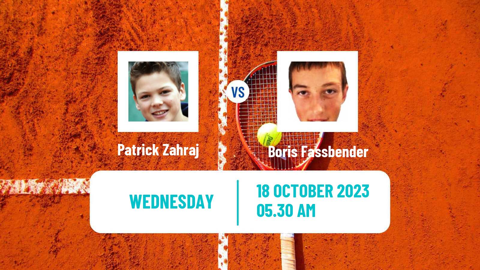 Tennis ITF M15 Villers Les Nancy Men Patrick Zahraj - Boris Fassbender