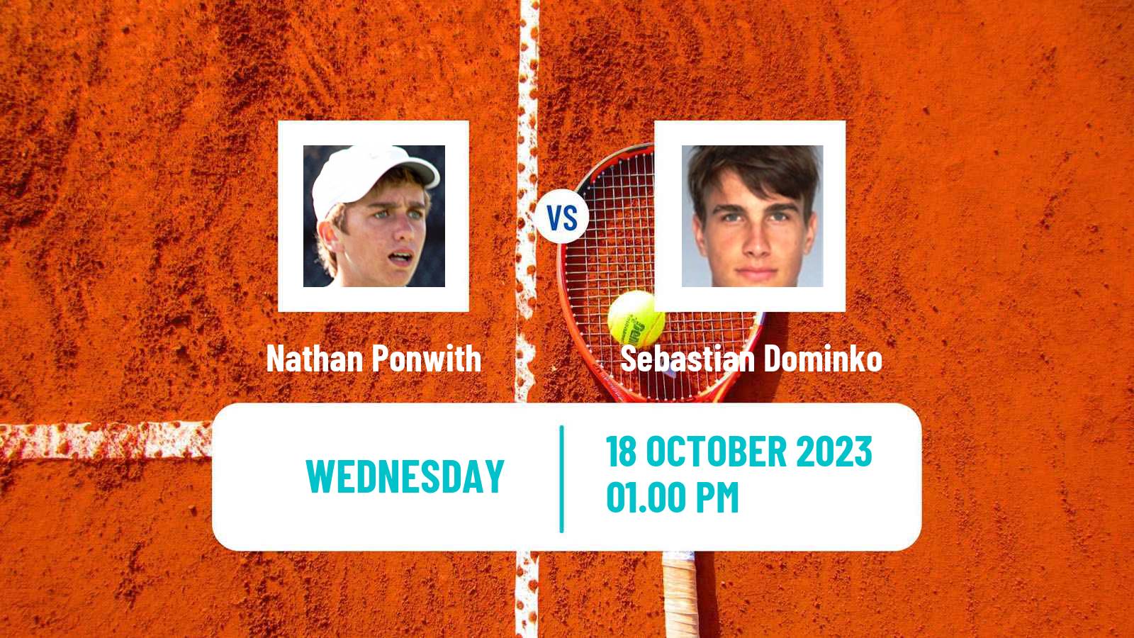 Tennis ITF M15 Las Vegas Nv Men Nathan Ponwith - Sebastian Dominko