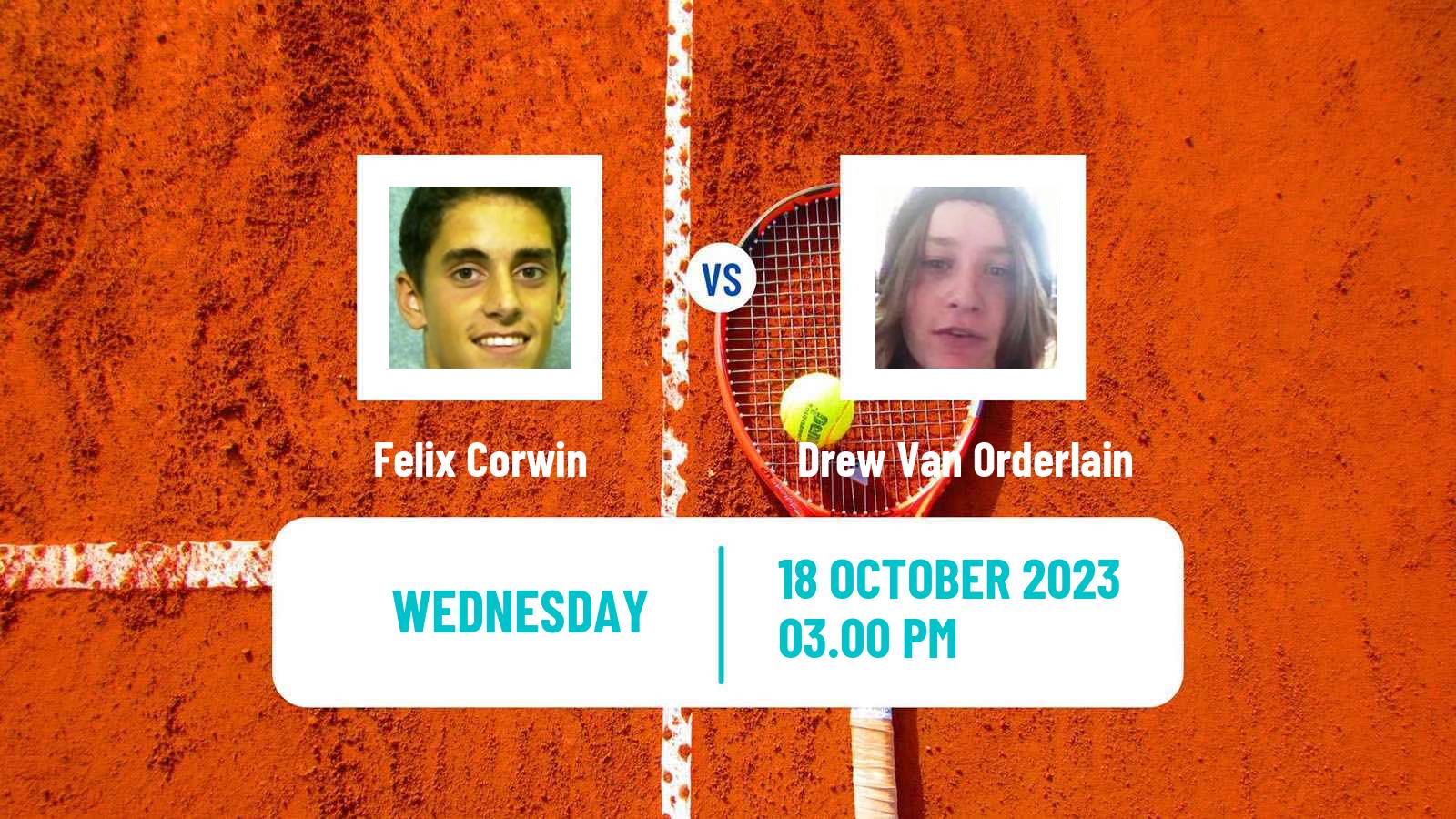 Tennis ITF M15 Morelia Men Felix Corwin - Drew Van Orderlain