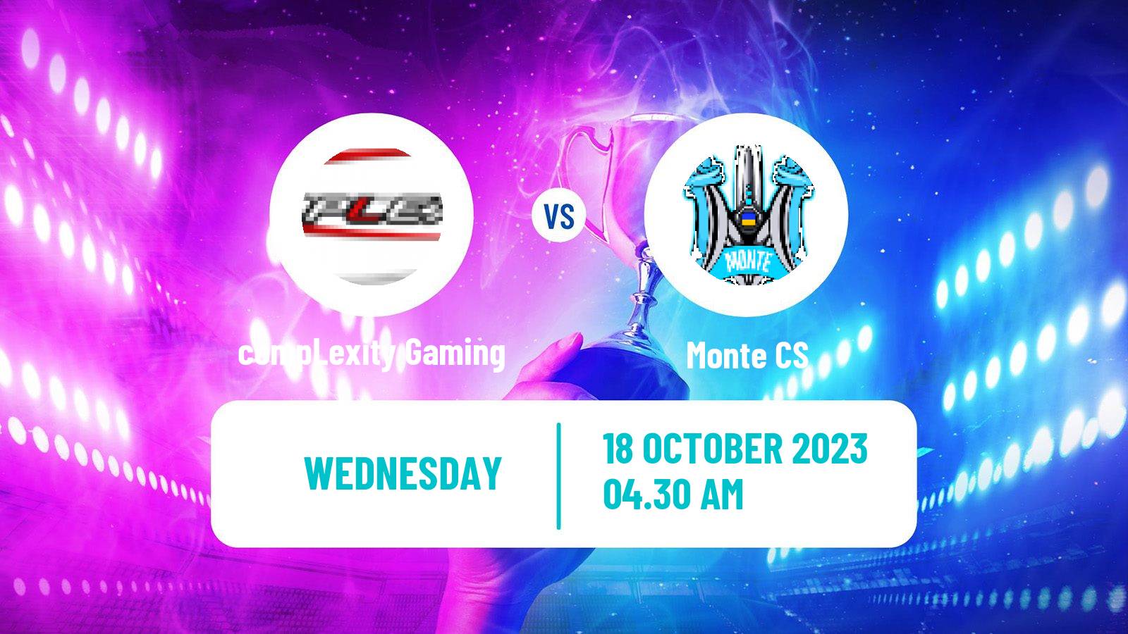 Esports Counter Strike Iem Season Sydney compLexity Gaming - Monte