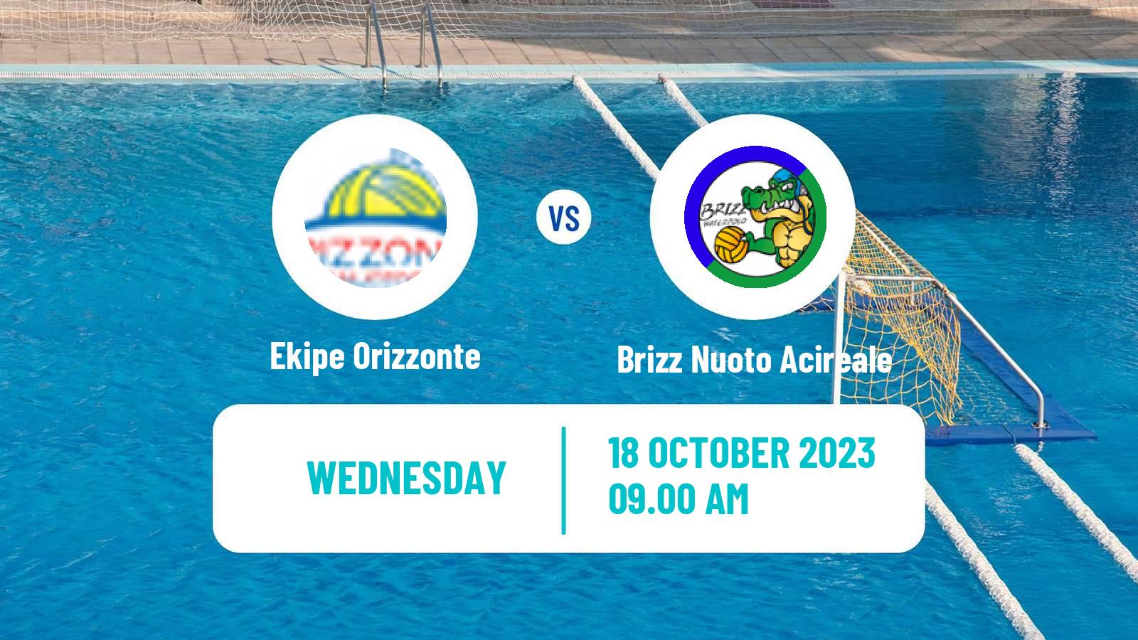 Water polo Italian A1 Water Polo Women Ekipe Orizzonte - Brizz Nuoto Acireale