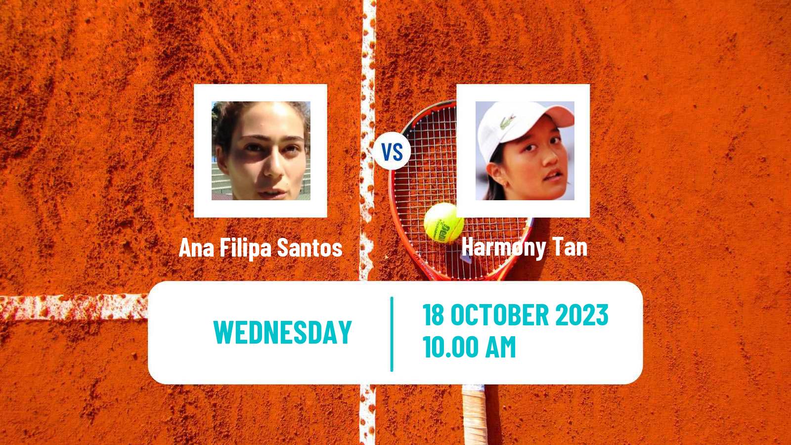 Tennis ITF W25 Faro Women Ana Filipa Santos - Harmony Tan