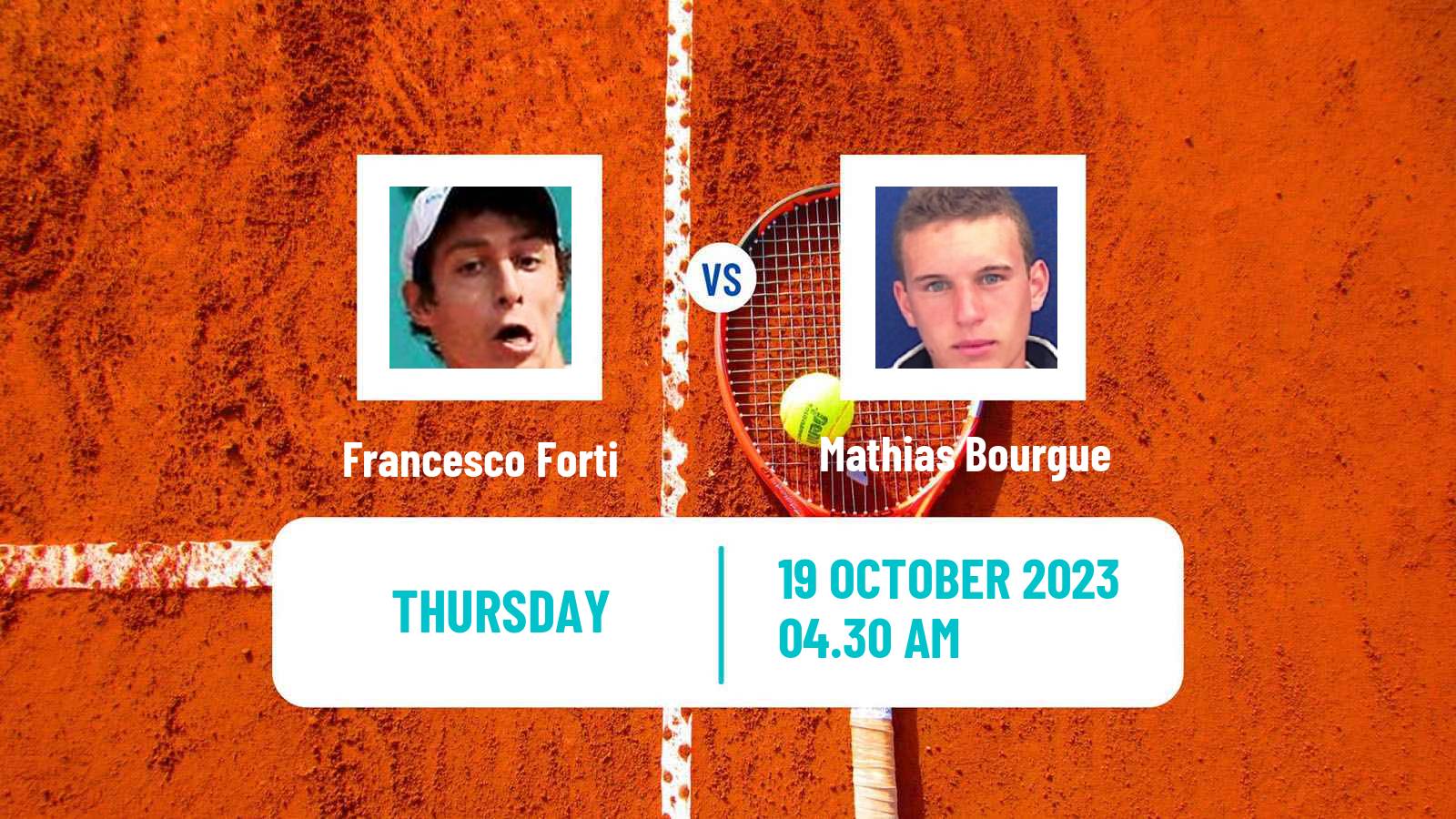 Tennis Olbia Challenger Men Francesco Forti - Mathias Bourgue