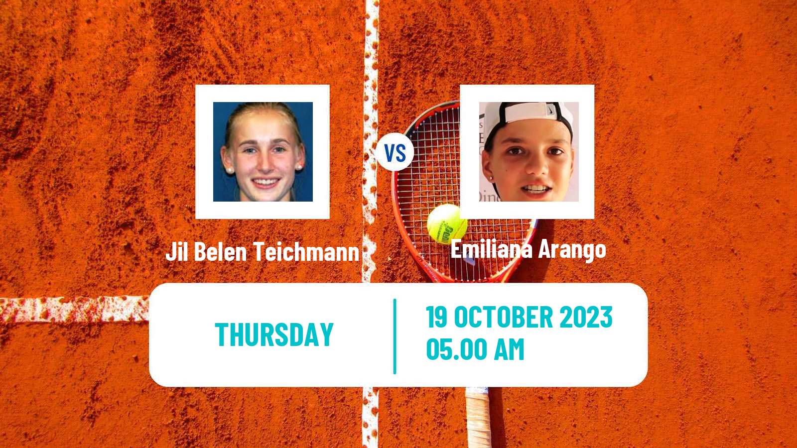 Tennis WTA Cluj Napoca Jil Belen Teichmann - Emiliana Arango
