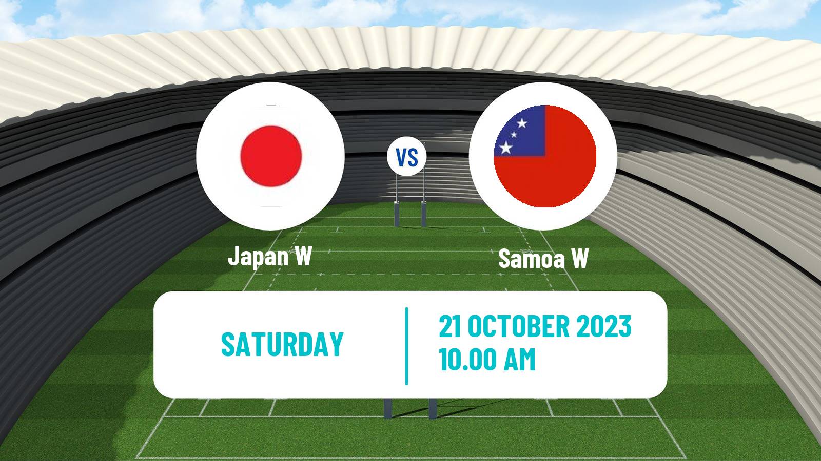 Rugby union WXV 2 Rugby Women Japan W - Samoa W