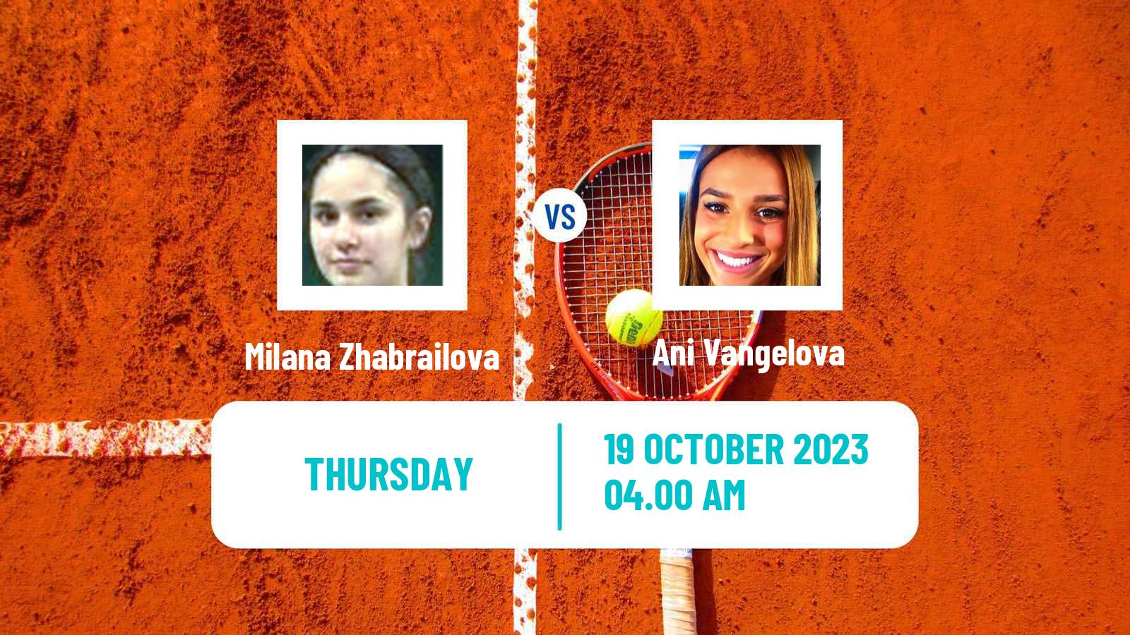 Tennis ITF W15 Heraklion 3 Women Milana Zhabrailova - Ani Vangelova