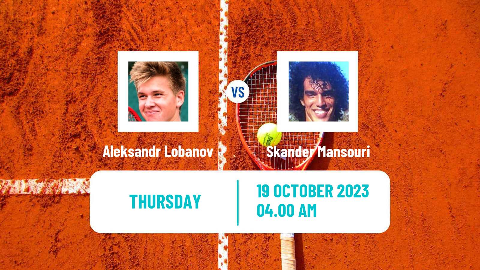 Tennis ITF M15 Monastir 42 Men Aleksandr Lobanov - Skander Mansouri