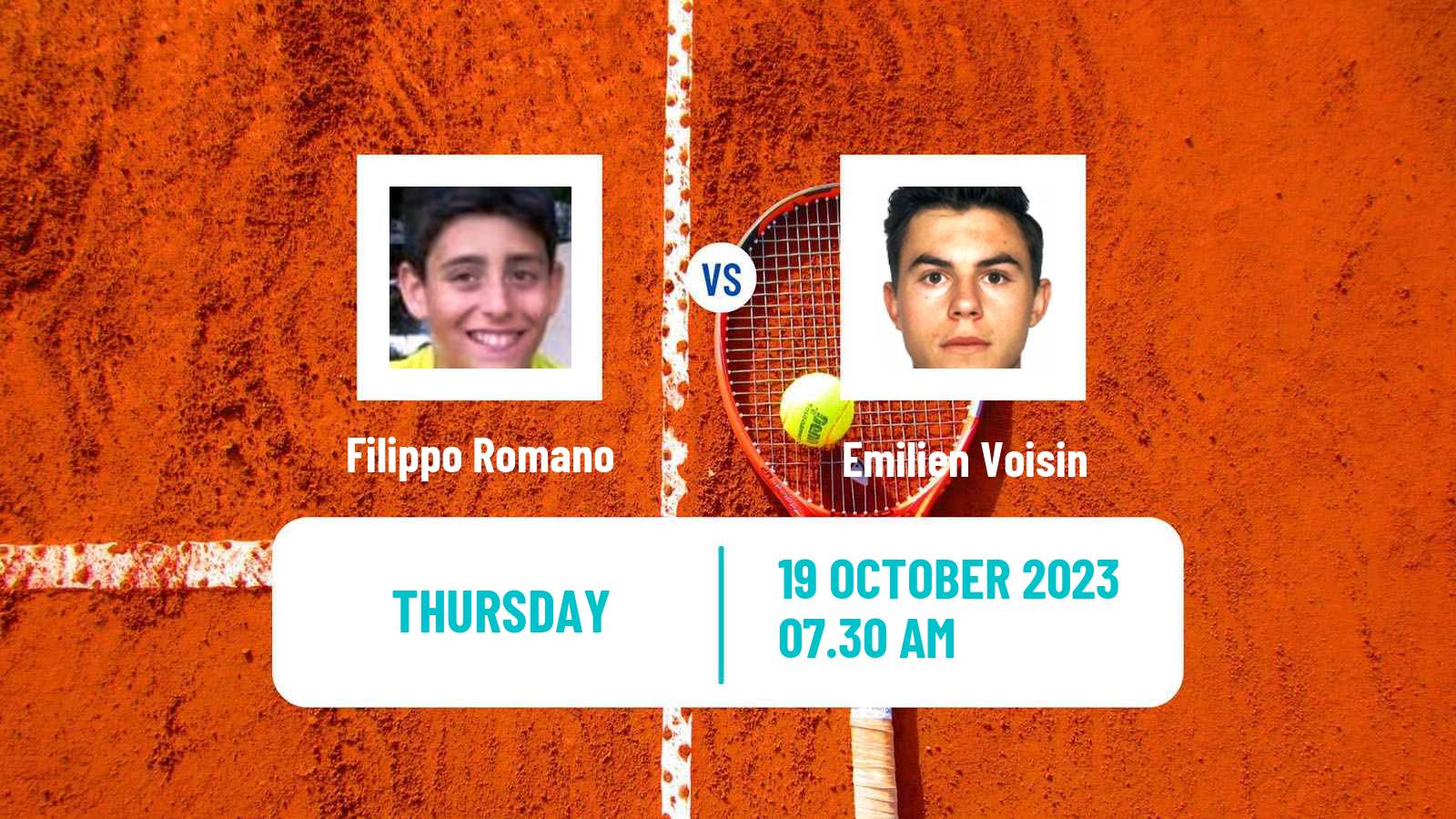 Tennis ITF M15 Villers Les Nancy Men Filippo Romano - Emilien Voisin