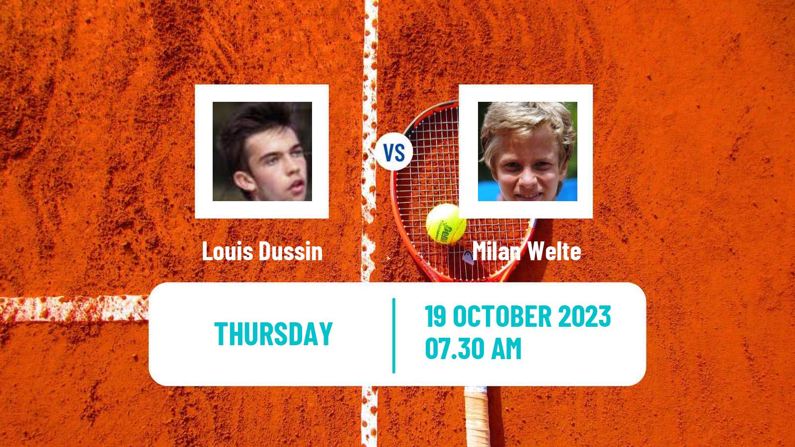 Tennis ITF M15 Villers Les Nancy Men Louis Dussin - Milan Welte
