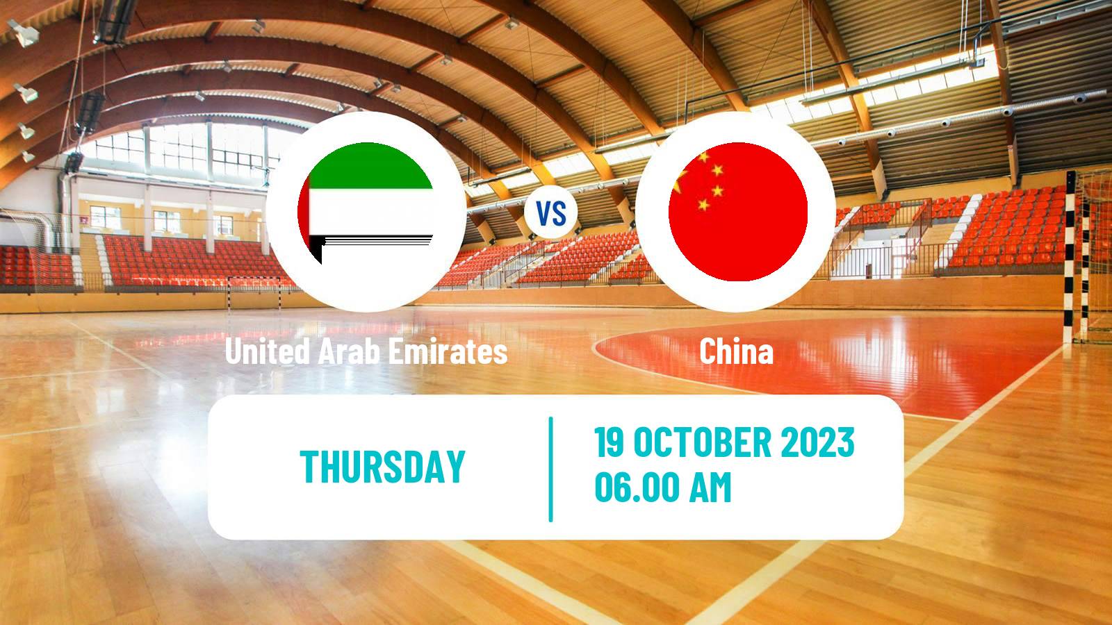 Handball Olympic Games - Handball United Arab Emirates - China