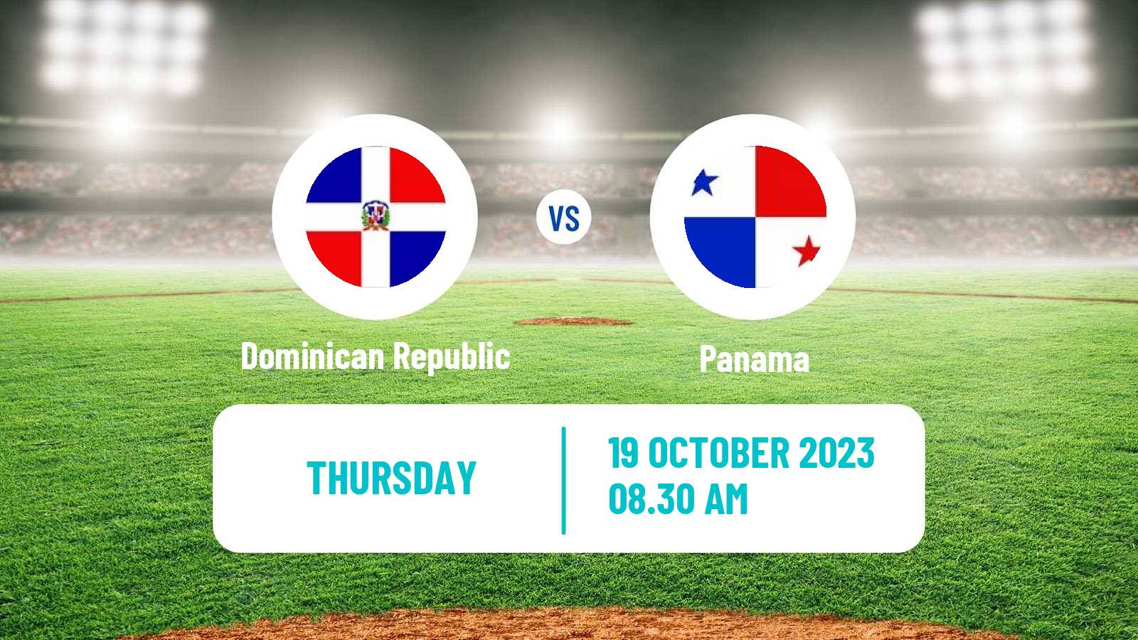 Baseball Pan American Games Baseball Dominican Republic - Panama