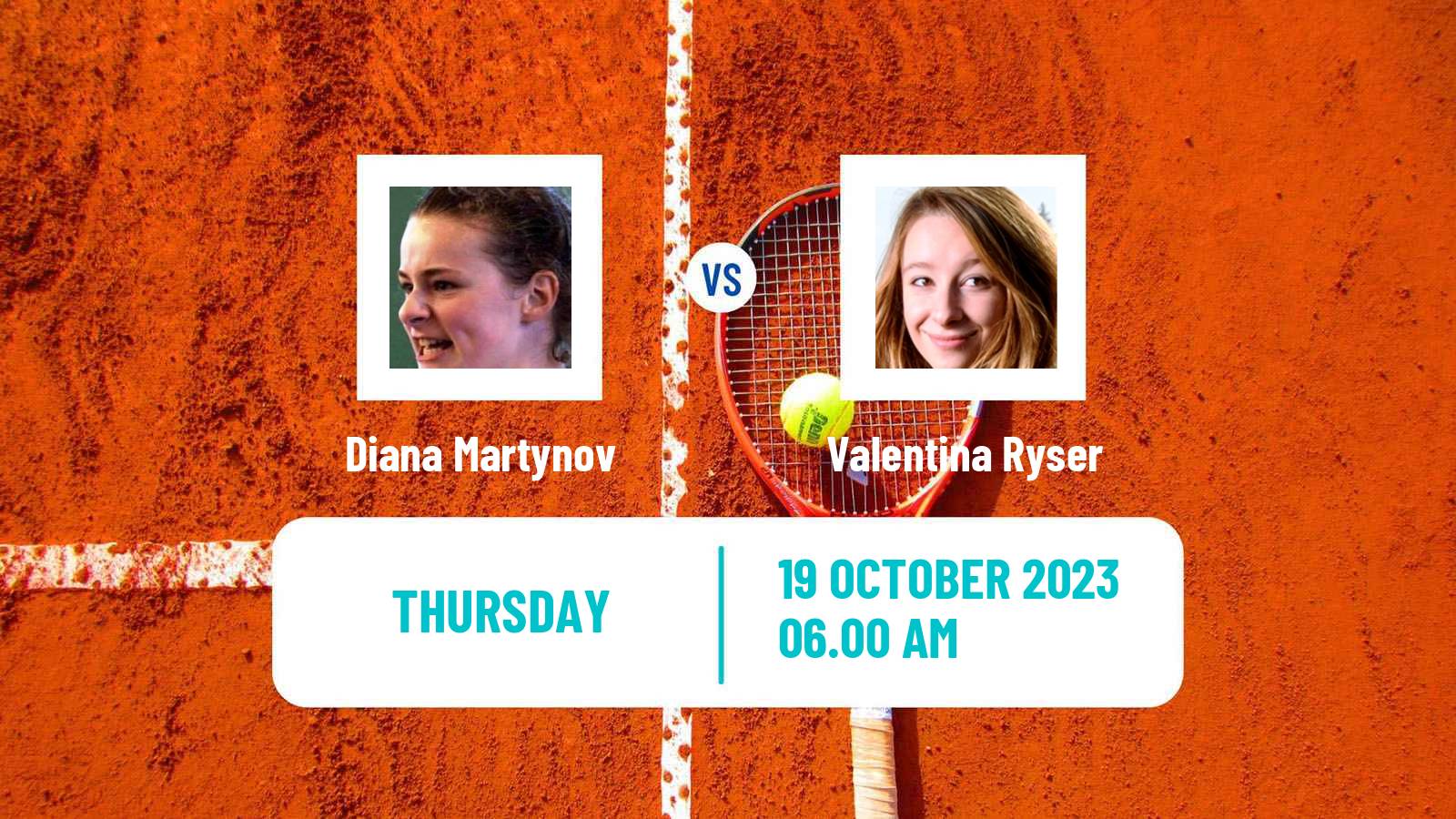 Tennis ITF W25 H Cherbourg En Cotentin Women Diana Martynov - Valentina Ryser