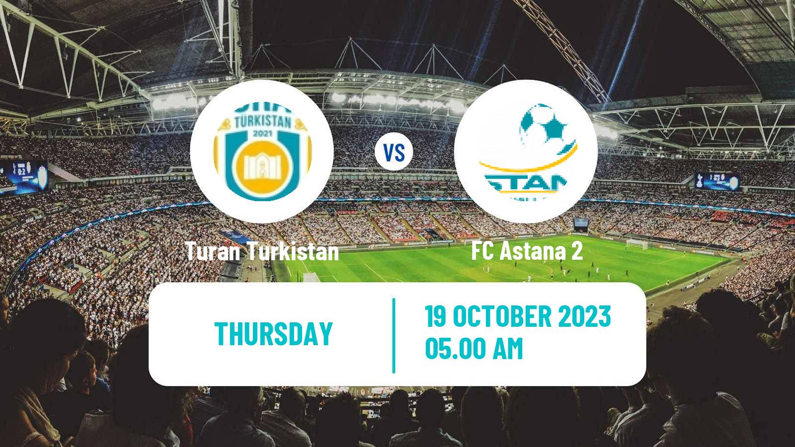 Soccer Kazakh First Division Turan Turkistan - Astana 2