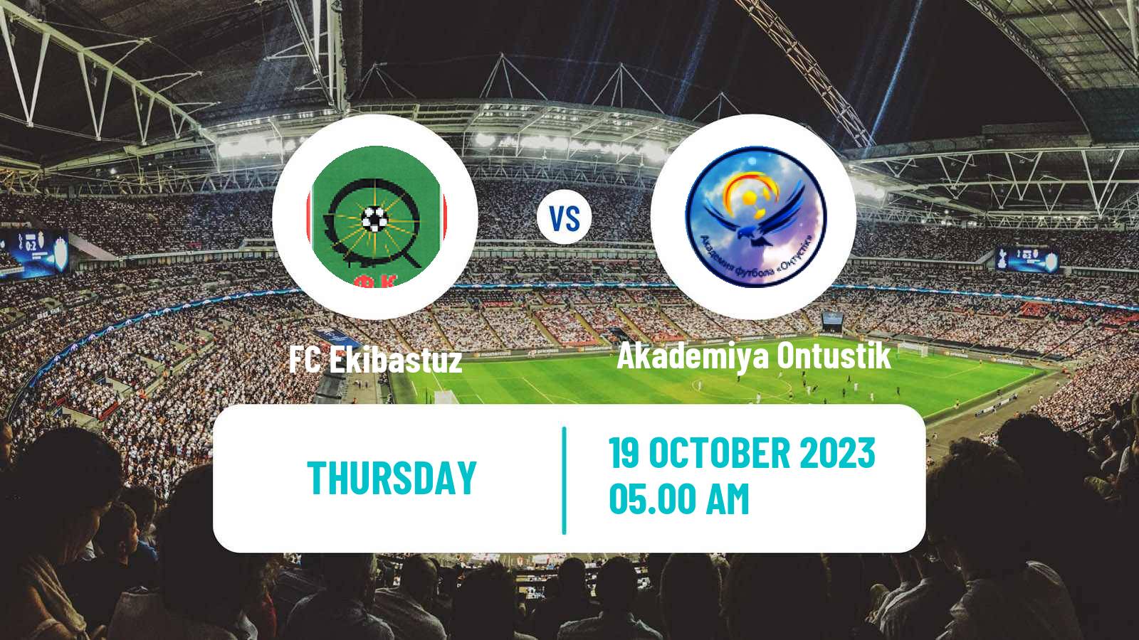 Soccer Kazakh First Division Ekibastuz - Akademiya Ontustik