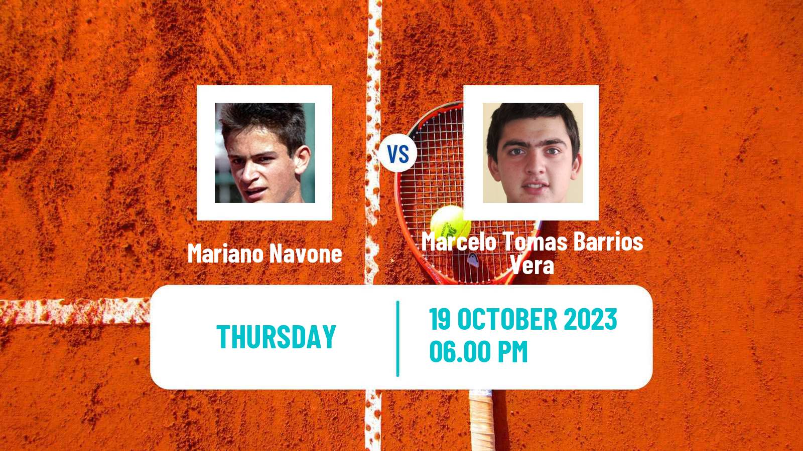 Tennis Santa Fe 2 Challenger Men Mariano Navone - Marcelo Tomas Barrios Vera