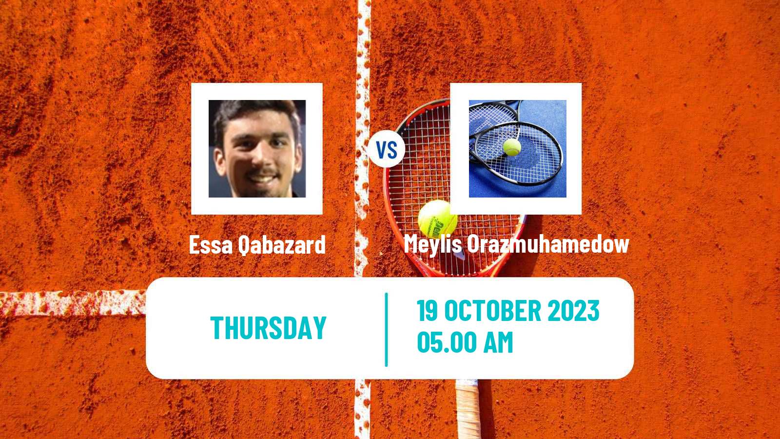 Tennis Davis Cup Group IV Essa Qabazard - Meylis Orazmuhamedow