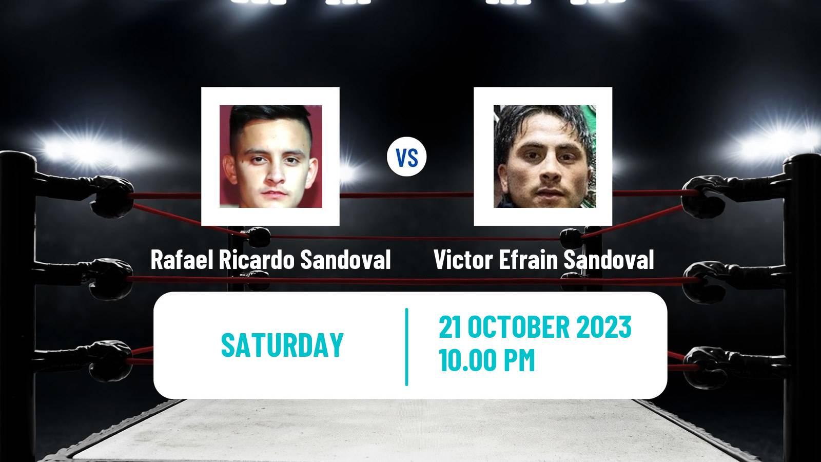 Boxing Flyweight Others Matches Men Rafael Ricardo Sandoval - Victor Efrain Sandoval