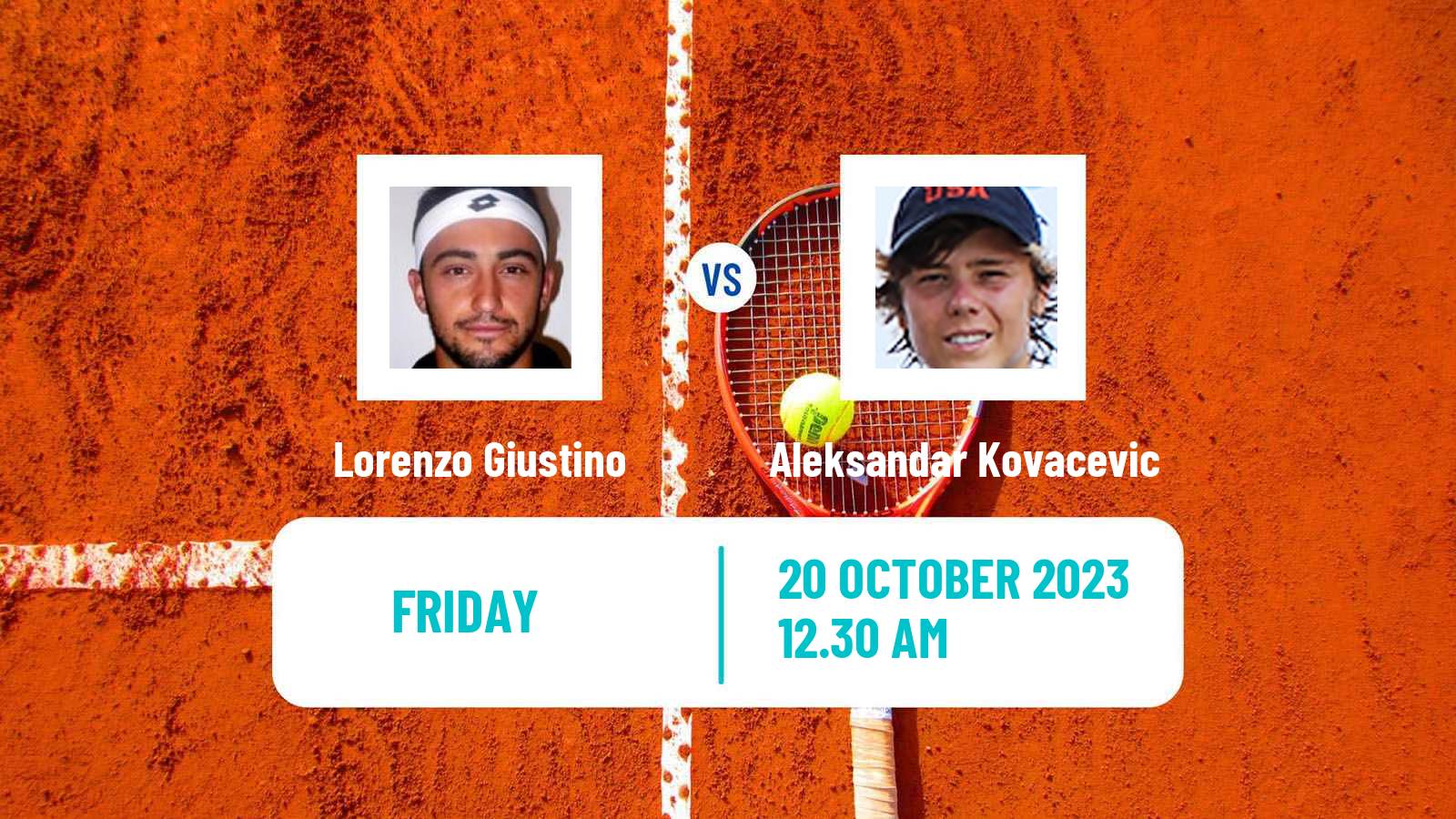 Tennis Shenzhen 3 Challenger Men Lorenzo Giustino - Aleksandar Kovacevic