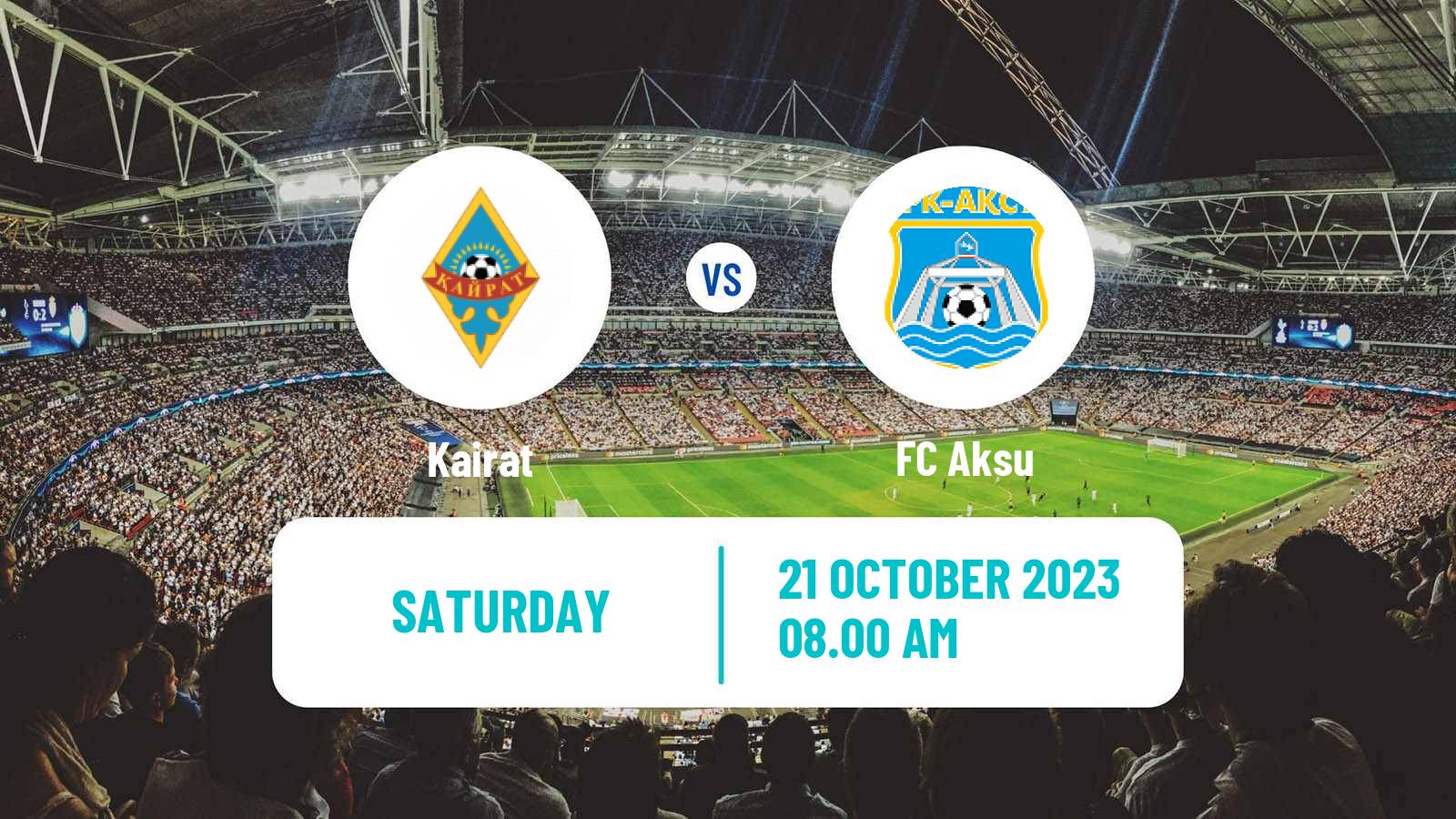 Soccer Kazakh Premier League Kairat - Aksu