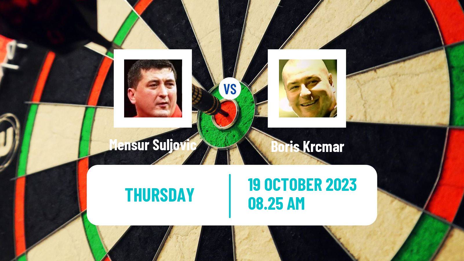 Darts Players Championship 26 Mensur Suljovic - Boris Krcmar