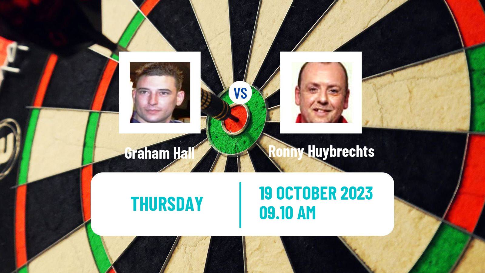 Darts Players Championship 26 Graham Hall - Ronny Huybrechts