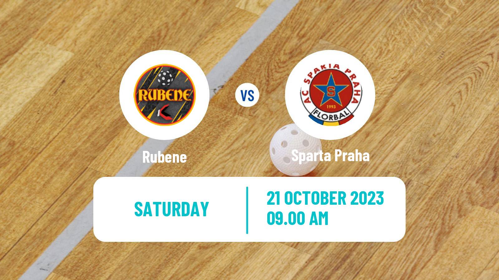 Floorball Latvian Estonian League Floorball Rubene - Sparta Praha