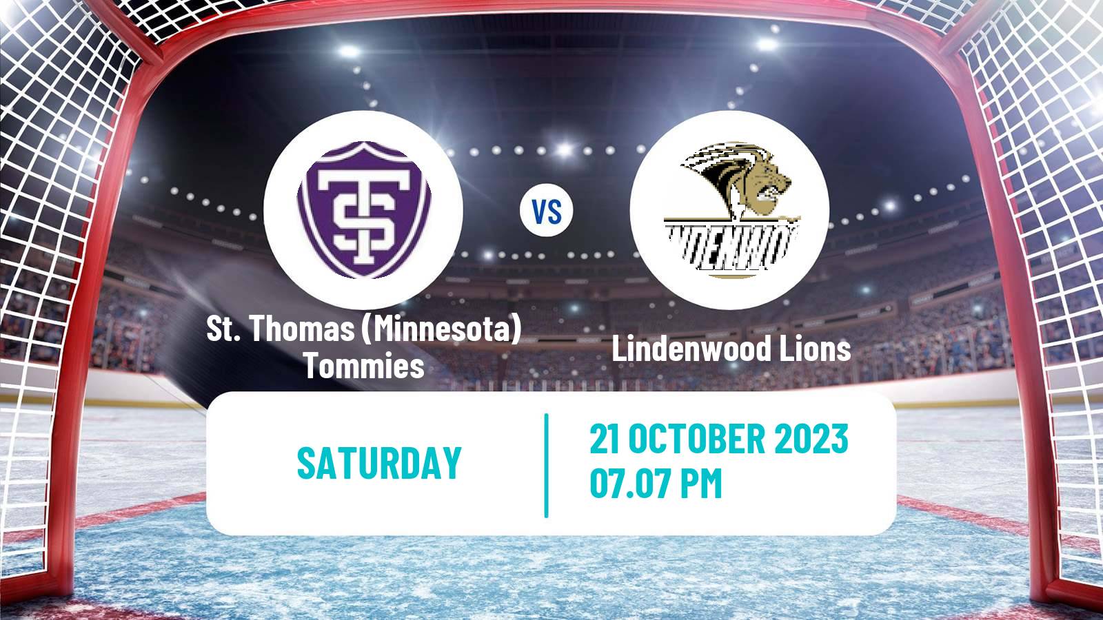 Hockey NCAA Hockey St. Thomas Minnesota Tommies - Lindenwood Lions