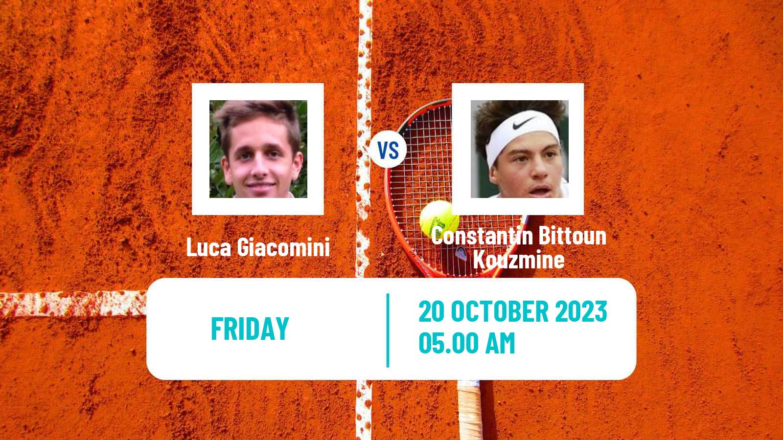 Tennis ITF M15 Monastir 42 Men Luca Giacomini - Constantin Bittoun Kouzmine