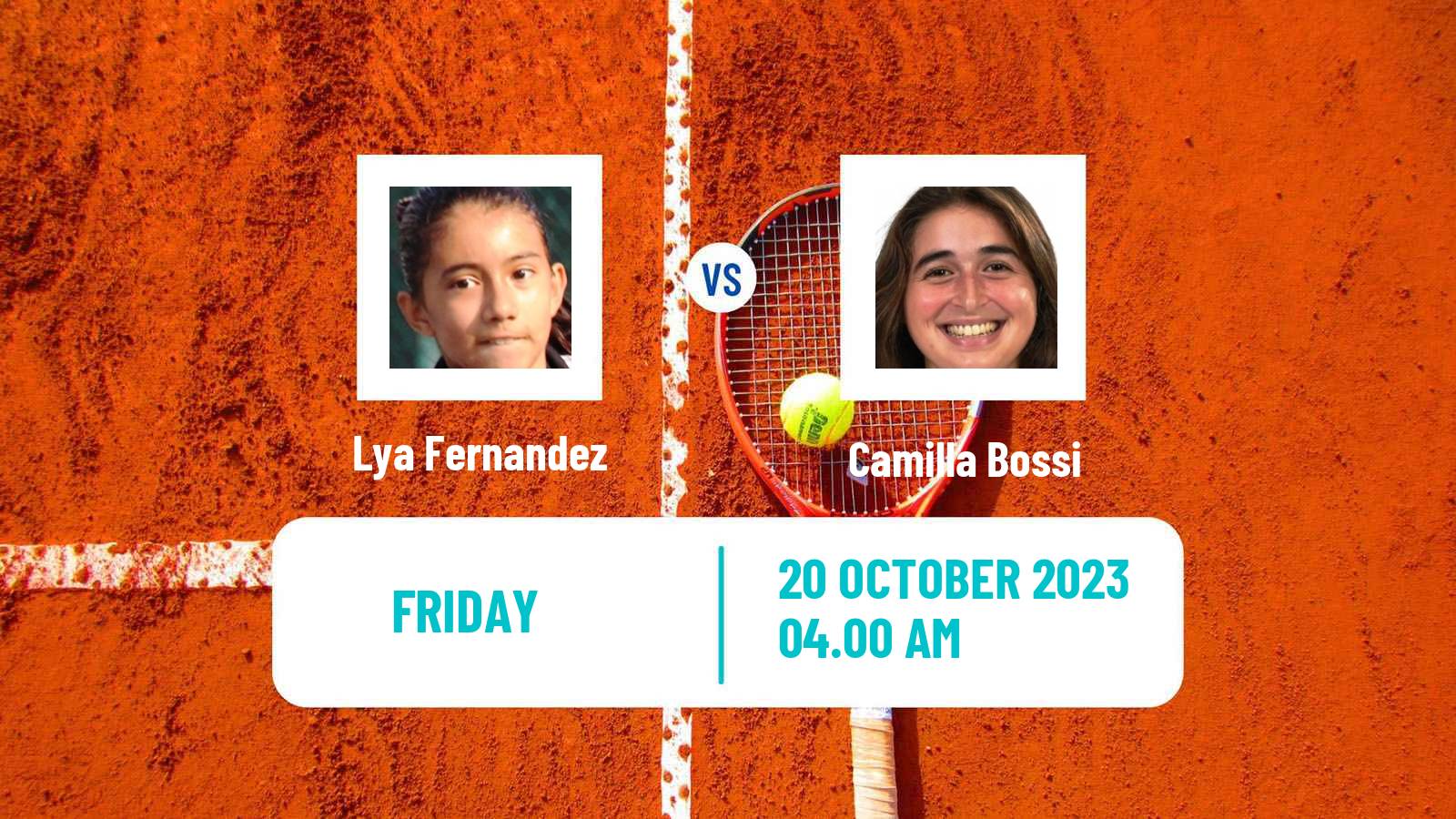 Tennis ITF W15 Monastir 37 Women Lya Fernandez - Camilla Bossi