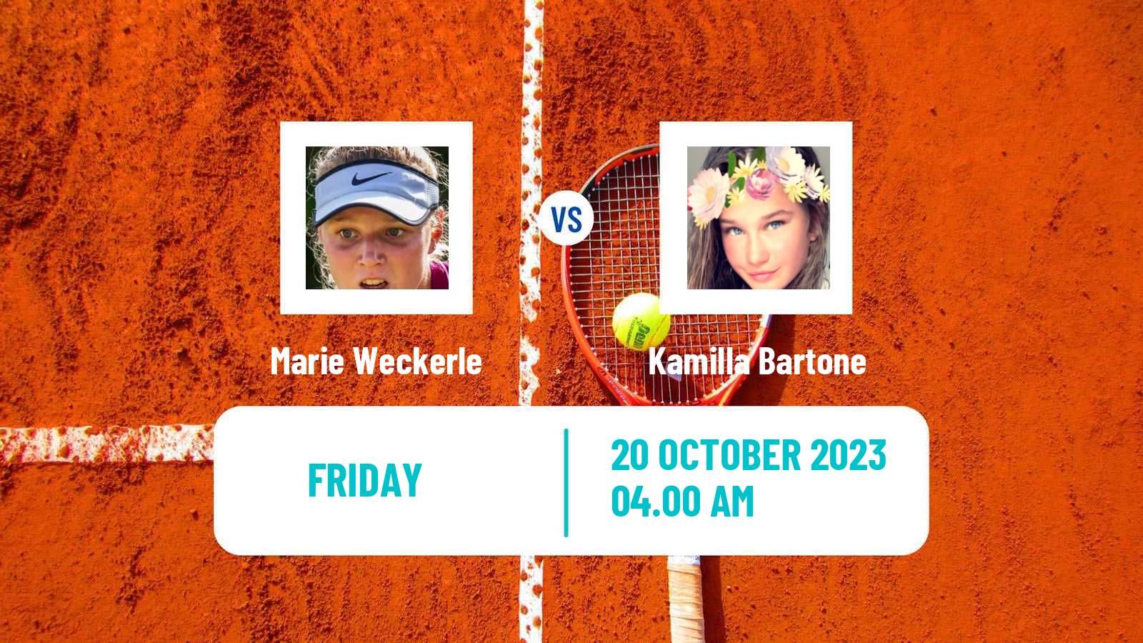 Tennis ITF W15 Sharm Elsheikh 15 Women Marie Weckerle - Kamilla Bartone
