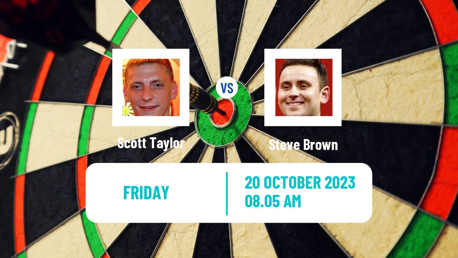 Darts Modus Super Series Scott Taylor - Steve Brown