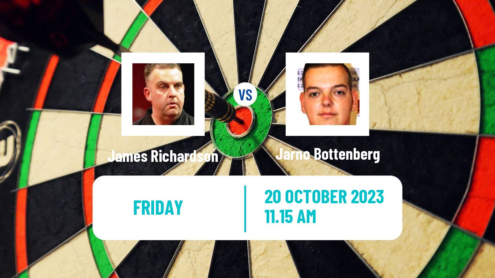 Darts Modus Super Series James Richardson - Jarno Bottenberg