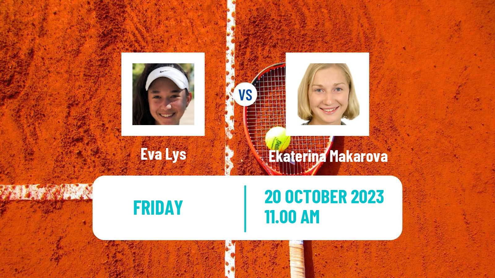 Tennis WTA Cluj Napoca Eva Lys - Ekaterina Makarova